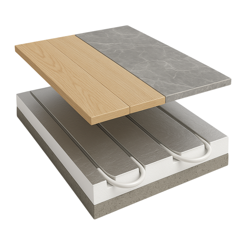 Golvvärmepaket Spårad EPS30 30m2