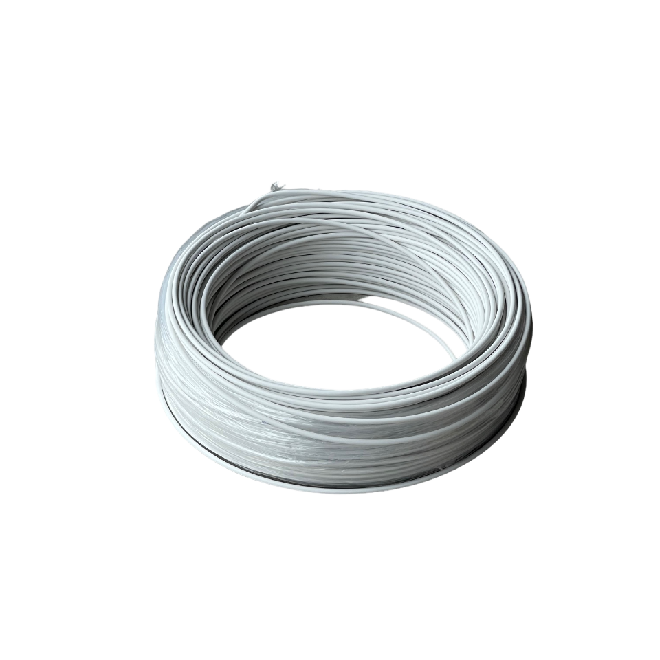 EKKX Telekabel 1x4x0,5, vit, bobin (100m)